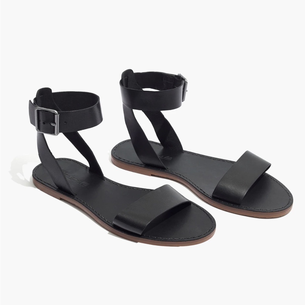 NITB Madewell the boardwalk ankle strap leather sandals size 9.5